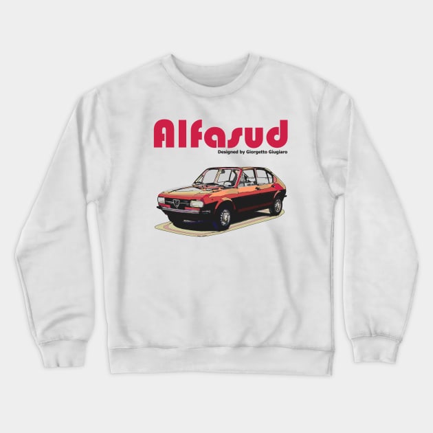 Alfasud by Giorgetto Giugiaro Crewneck Sweatshirt by ConceptYellow